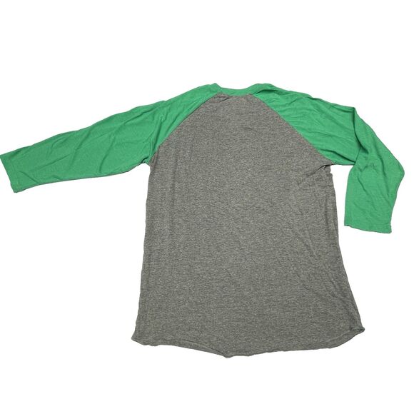 SoRock St. Patrick's Shirt Green Glitter Lucky Shamrock 3/4 Sleeve Women's Sz. M - Picture 8 of 8